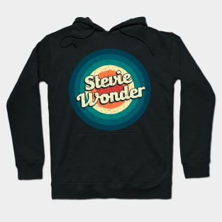 Graphic Wonder Name Retro Vintage Circle Hoodie